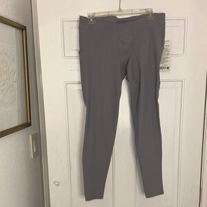 lululemon athletica Light Gray Yoga Leggings